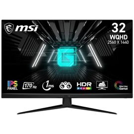 MSI G321Q - Écran LED - jeux - 32" (31.5" visualisable) - 2560 x 1440 WQHD @ 170 Hz - IPS - 300 cd/m² - 1200:1 - 1 ms - 2xHDMI, DisplayPort - noir