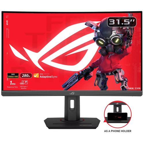 Asus Rog Strix Xg32wcms écran Plat De Pc 80 Cm (31.5") 2560 X 1440 Pi