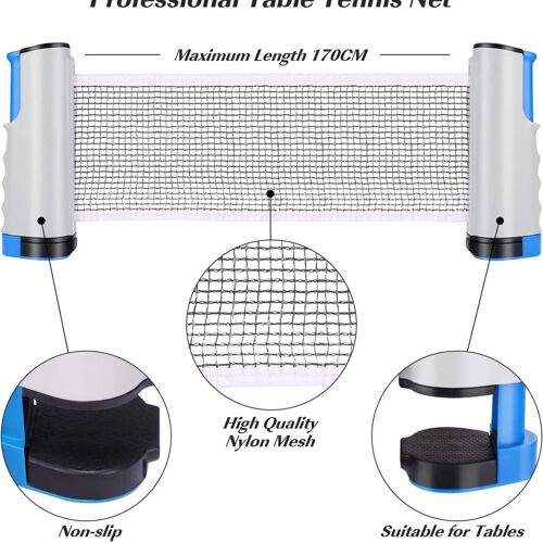 Filet De Ping-Pong, Filet De Tennis De Table Rétractable, Filet De Ping-Pong Goodnice
