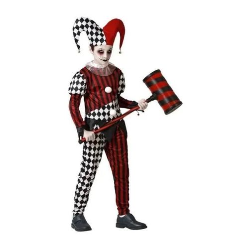 Déguisement Garçon Arlequin Diabolique - Atosa - Halloween - Rouge - 5 Ans - Intérieur