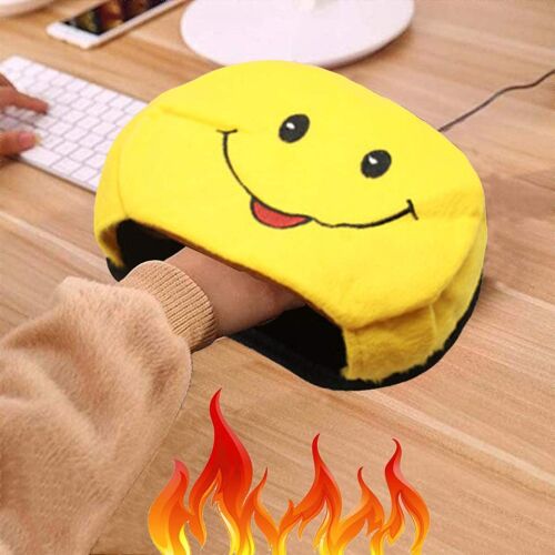 Tapis de souris chauffant USB, tapis de souris chaud USB, peluche chaude d'hiver goodnice