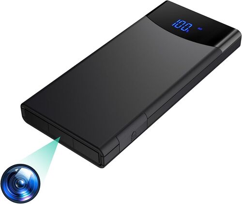 Batterie Externe Caméra Espion Fhd 1080p Vision Nocturne Détection De Mouvement + Sd 16go Yonis
