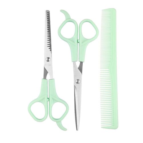 Kit De Nouveau Style, Ciseaux De Coupe De Cheveux, Ciseaux Amincissants Et Peigne, Vert Goodnice 