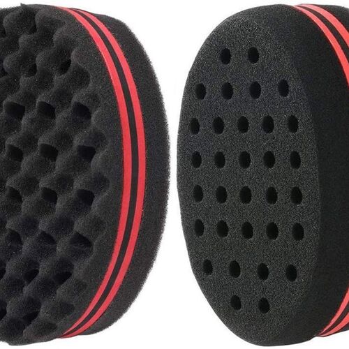 Éponges De Brosse À Cheveux, Paquet De 2 Éponges À Cheveux Boucles Éponge Bouclée Magique Africaine Goodnice