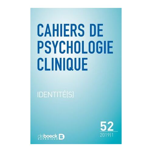 Cahiers De Psychologie Clinique