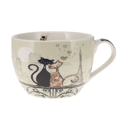 Bol Chat À Paris En Porcelaine 500 Ml