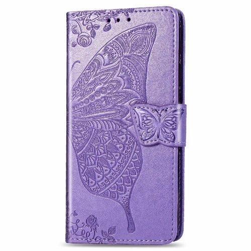 Étui Pour Nokia 2.3 Portefeuille Papillon Aile Multi-Couleur Affaires - Violet Clair
