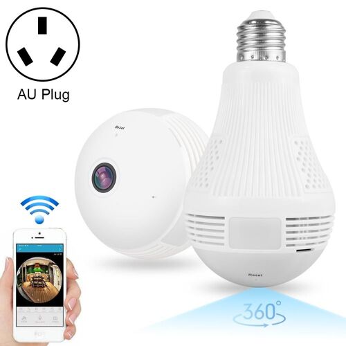 Caméra WiFi 360° Vision Nocturne Vidéo Surveillance 2MP 128GB Supportée YONIS