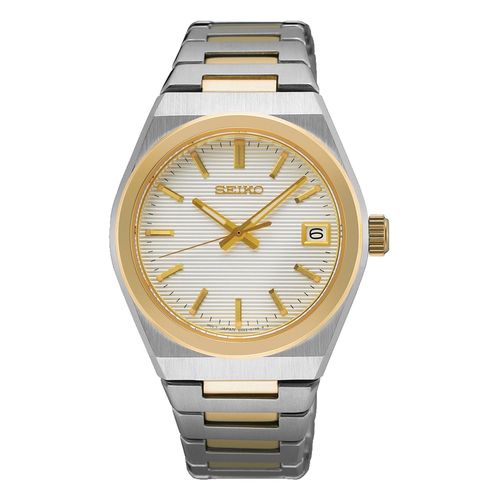 Montre Femme Seiko Date 1970 Bicolore