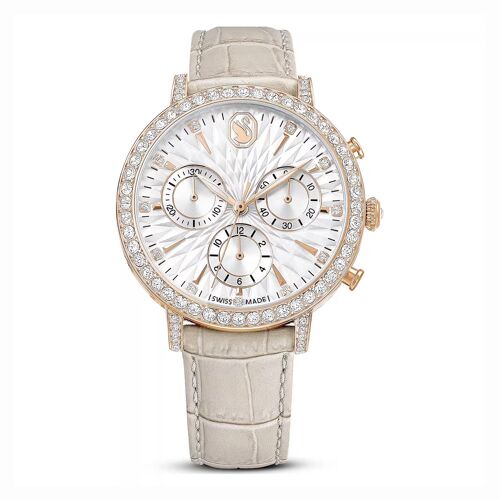 Montre Swarovski Chrono Taupe