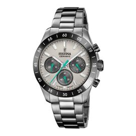 Montre Festina Céramique/Acier Noir Chrono