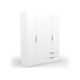 Armoire 4 Portes Et 2 Tiroirs - L157,3 Cm