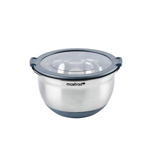 Bol M¿Langeur En Inox Avec Base Anti-D¿Rapante Gris 16 Cm