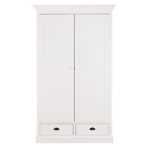 Armoire 2 Tiroirs Blanc