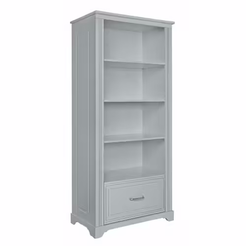 Bibliothèque 1 Tiroir Gris