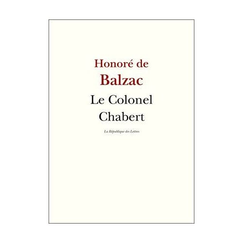 Le Colonel Chabert