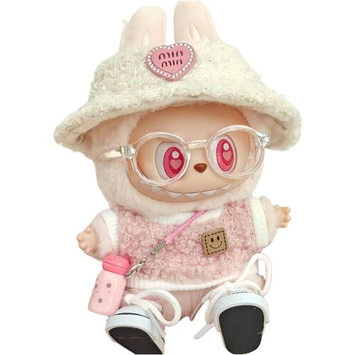 Vêtements Labubu, accessoires pour poupée Labubu, ensemble de 5 tenues Labubu pour poupée de 17 cm, vêtements pour porte-clés Labubu