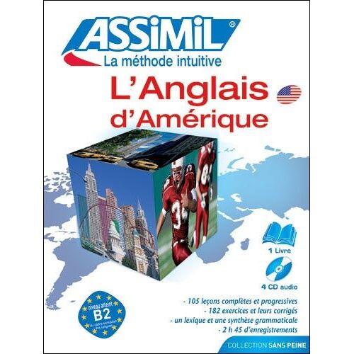 L'américain Sans Peine (Anglais D'amérique) - Coffret Multimédia Avec Livre Et 4 Cd (4 Cd Audio)