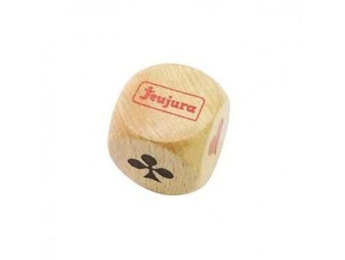 De Belote En Bois De Hetre 3 Cm - De D'atout, Symboles Cartes - Fabrique En France - Accessoire Jeu De Societe - Set De + Carte