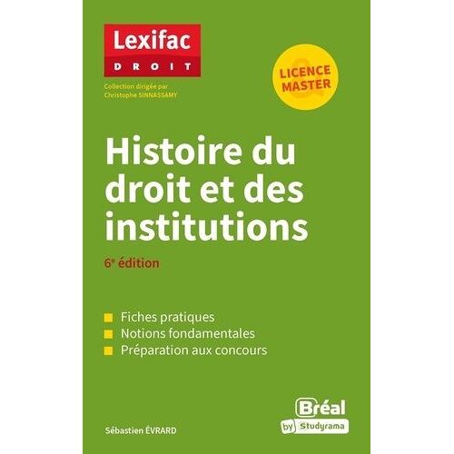 Histoire Du Droit Et Des Institutions