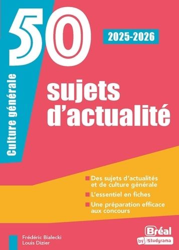 50 Sujets D'actualité - Culture Générale