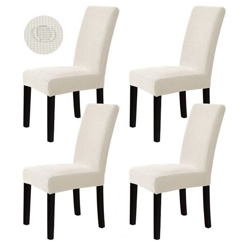 Lot De 4 Housses De Chaise Housses Extensibles Housses De Chaise Lavables Modernes Goodnice
