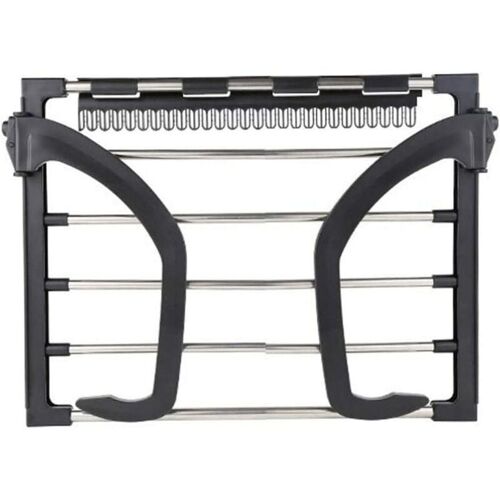 Radiateur sèche-linge portable tube rond petit modèle noir goodnice
