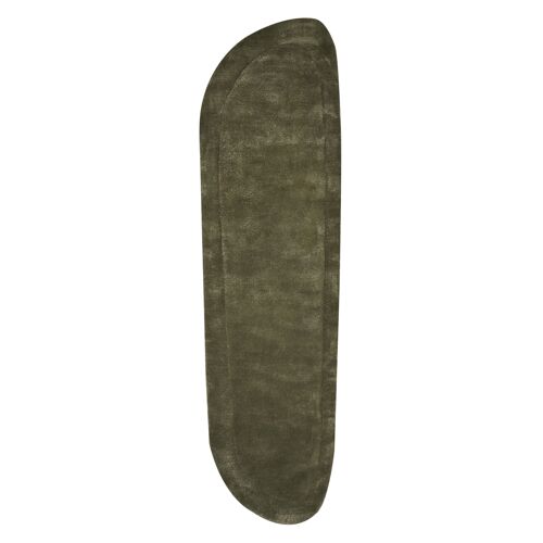Tapis En Viscose 80 X 250 Cm Vert Berani