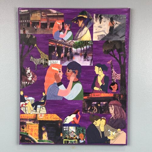 Tableaux  Collage/Peinture