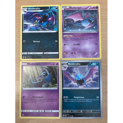 (1157) 2x Nosferapti + 2x Nosferalto (Pokemon) 