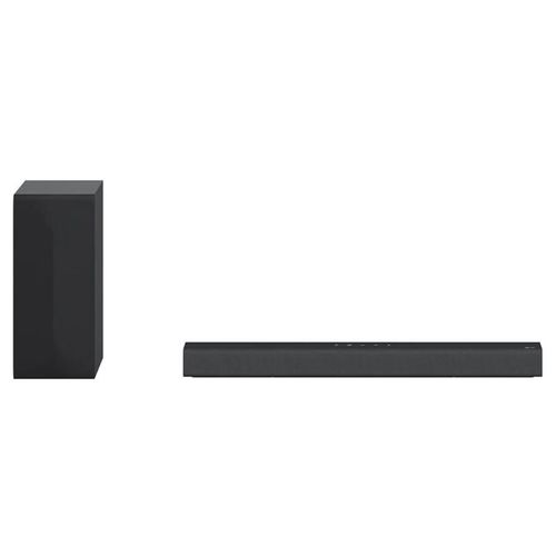LG S60Q - Système de barre audio - pour la télévision - Canal 2.1 - sans fil - Bluetooth - Contrôlé par application - USB - 300 Watt (Totale) - noir