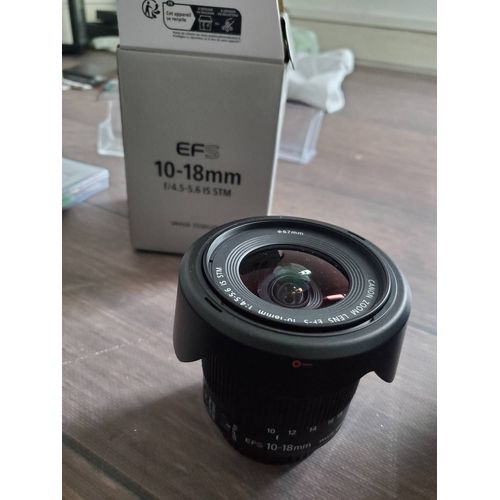 Objectif photo Canon 10-18mm EFS