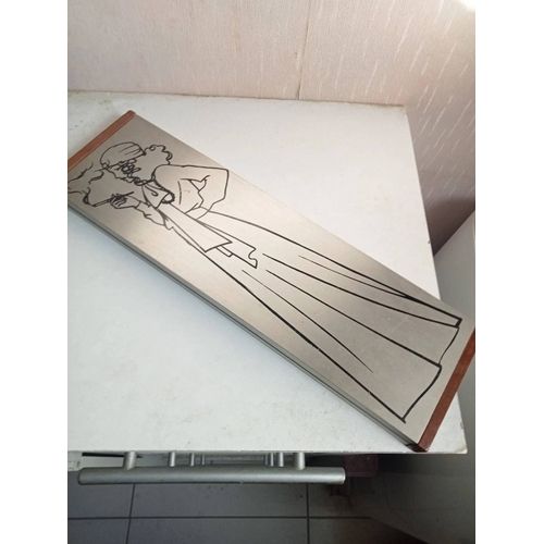 Boite Ancienne En Aluminium Pour Carte Poker 34,5 Cm X 10 Cm