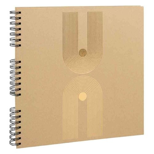 Exacompta Album Photo ¿ Spirale Graphik, 320 X 320 Mm, Kraft
