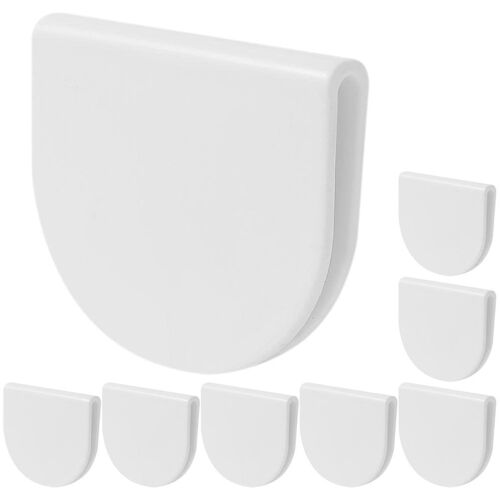 Lot De 8 Pinces Coupe-Vent Pour Rideau De Douche ¿ Auto-Adhésives, Abs Durable, Installation Facile, Anti-Éclaboussures Pour Salle De Bain