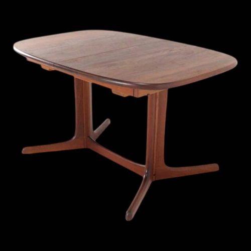 Table Manger Ovale Extensible 2x Aposuhreapos Design Danois Du Milieu Du Sicle Teck Bois