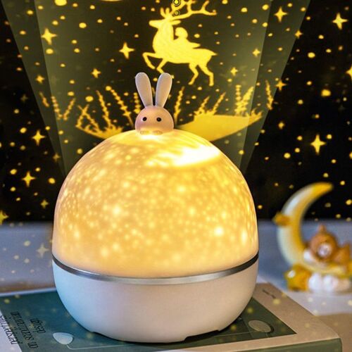 Veilleuse Bébé Ciel Étoilé Projecteur, Musique Bluetooth Et Veilleuse Lumineuse, 8 Films