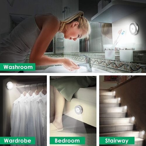 Lumières D'armoire, Détecteur De Mouvement Intérieur, Lumières D'armoire Led À Piles