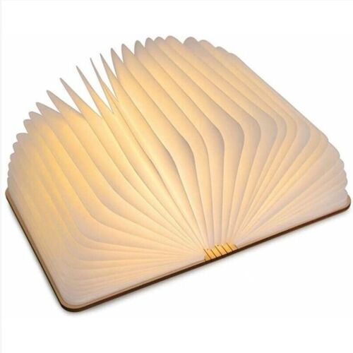Lampe Livre Led En Bois, Pliable, Magnétique, Rechargeable