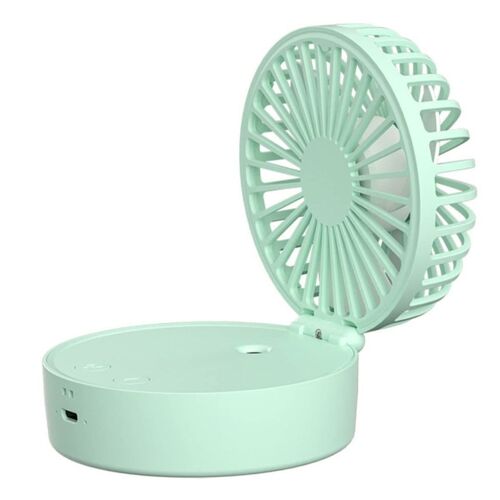 Mini ventilateur de bureau avec batterie (vert)