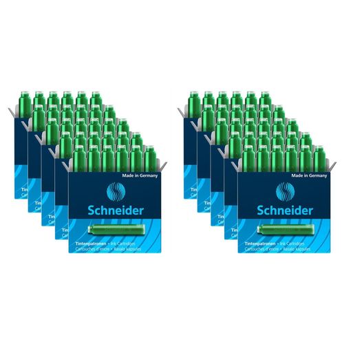 Schneider Lot De 10 Bo?tes 6 Cartouches D'encre Verte