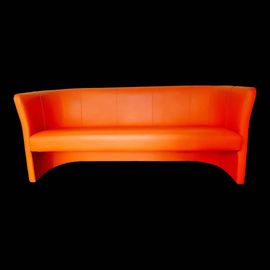 Canap 3 Places Banquette Vintage Orange Gulf Orange