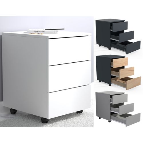 Vcm Caisson Roulant Caisson D'appoint Caisson De Bureau À Roulettes Dalosa 3 Tiroirs Caisson Roulant Caisson D'appoint Caisson De Bureau À Roulettes Dalosa 3 Tiroirs