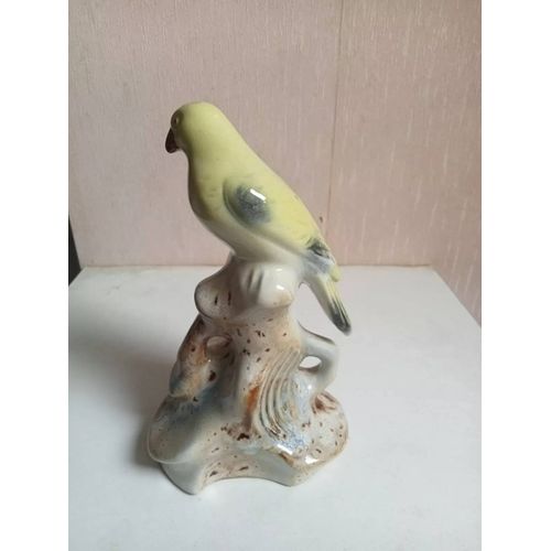 statuette oiseaux en céramique hauteur 18 cm