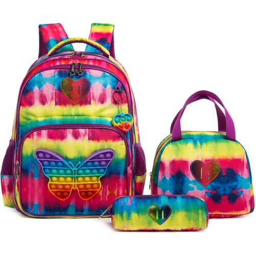KALANKA-Sac a dos D'école Pour Enfants Cartable Fille Primaire Voyage Jouets