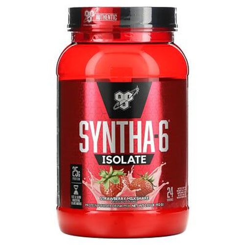 Bsn Isolat De Syntha-6, Mélange À Boire À Base De Poudre De Protéines, Milkshake À La Fraise, 912 G 