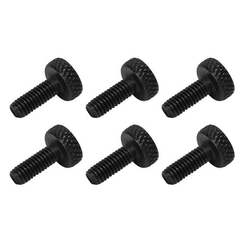 6 Pcs Trémolo Pont Corde Verrouillage Vis Métal Guitare Électrique Trémolo Pont Réglage Fin Vis Noir