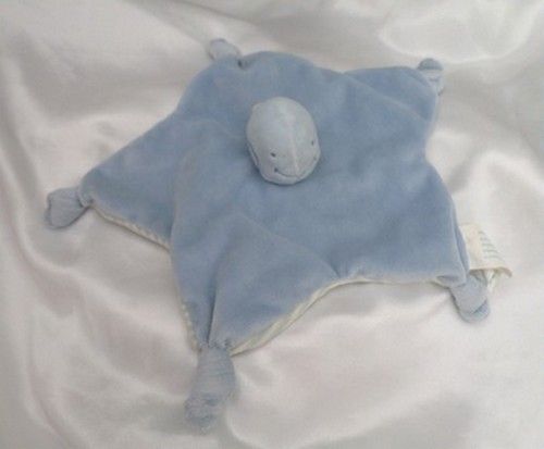 Doudou Plat Bleu Ciel Étoile Poisson Baleine 5 Noeuds Bleu La Halle Kimbaloo