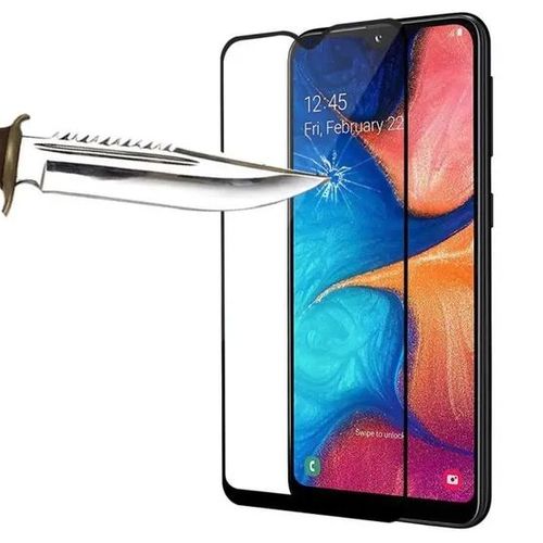 Hqselection® Lot De 2 Verre Trempé Pour Samsung Galaxy A20e .Film De Protection D'écran Couverture Complète Noir - Anti Rayures - Ultra Résistant Dureté 9h
