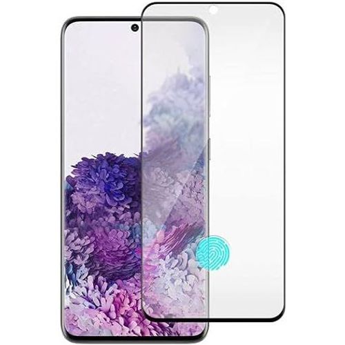 HQSELECTION® Lot de 2 Verre Trempé Pour SAMSUNG GALAXY S20 ULTRA.Film de Protection d'écran Couverture Complète Noir - Anti Rayures - Ultra Résistant Dureté 9H